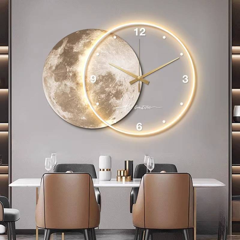 Interior Design Vintage Modern - นาฬิกาแขวนผนังวินเทจสุดหรู สไตล์โมเดิร์น ดีไซน์โดดเด่น เหมาะสำหรับตกแต่งห้องทำงาน ตกแต่งภายในบ้าน