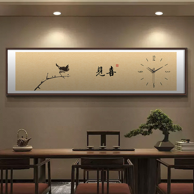 Interior Design Vintage Modern - นาฬิกาวินเทจขนาดใหญ่ติดผนัง ศิลปะตกแต่งภายในบ้าน ดีไซน์สร้างสรรค์ นาฬิกาแขวนผนังแบบมินิมอล เงียบสงบ ของตกแต่งบ้าน