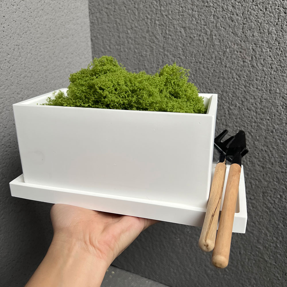 Terrazzo Pot Cement - ดอกไม้ขนาดใหญ่หม้อซิลิโคนแม่พิมพ์เครื่องปลูกปูนซีเมนต์ยิปซั่มผู้ถือปากกาแม่พิมพ์ Terrazzo เทียนเรือรอบสแควร์ Planters แม่พิมพ์หล่อ