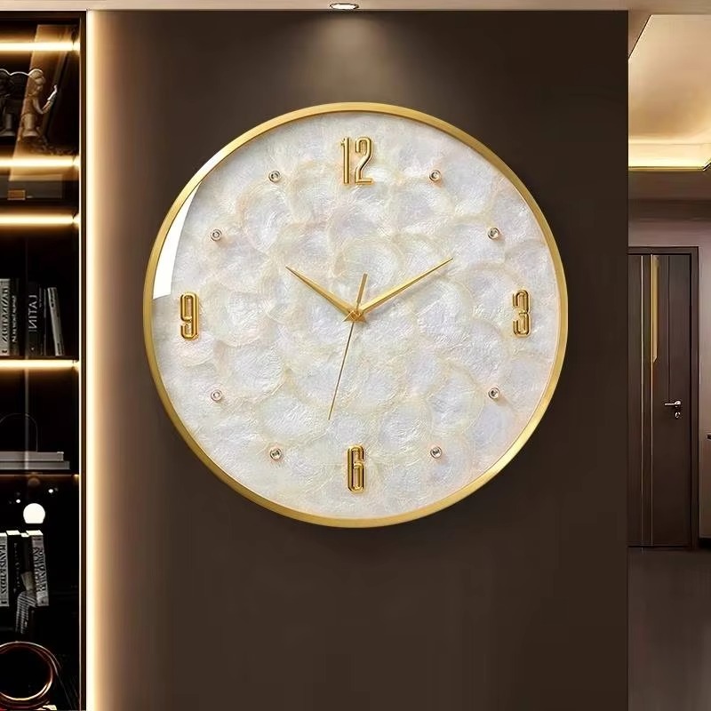 Interior Design Vintage Modern - นาฬิกาแขวนผนังสไตล์วินเทจหรูหรา แนวเซน สำหรับห้องเยาวชน ดีไซน์ศิลปะไม่ซ้ำใคร นาฬิกาแขวนผนังห้องนั่งเล่น ตกแต่งภายในสไตล์สวยงาม