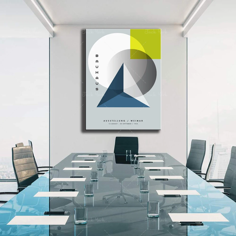Bauhaus Weimar นิทรรศการโปสเตอ - Interior Design Exhibition บทวิจารณ์และราคา