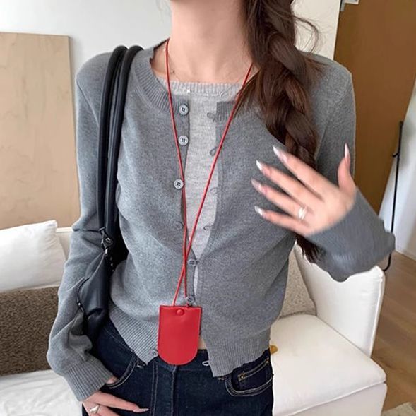 เสื้อกันหนาวแบบถักปลอมสองชิ้นส - Interior Design Hongkong บทวิจารณ์และราคา