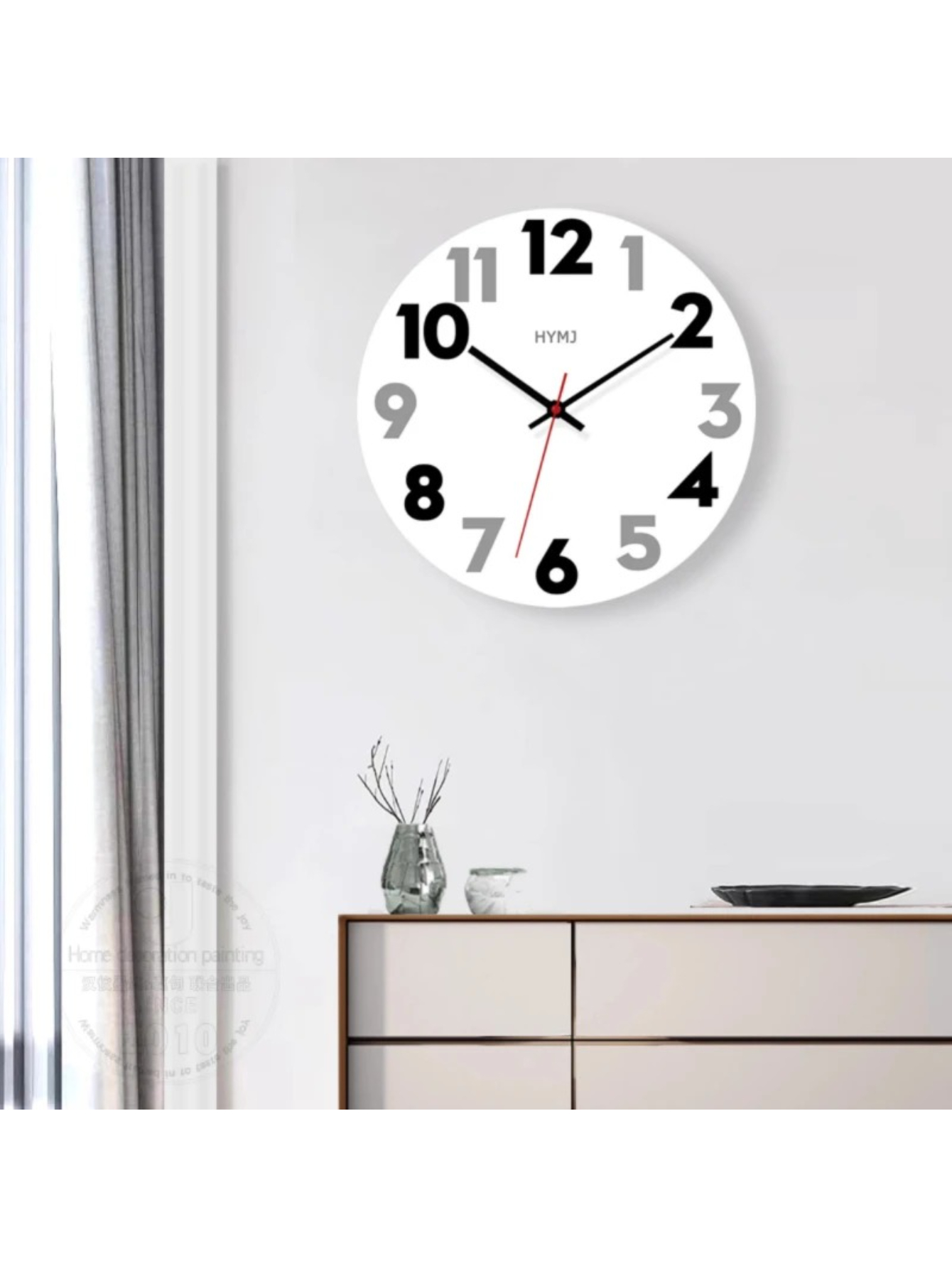 นาฬิกาแขวนผนังสไตล์วินเทจเกาหล - Interior Design Vintage Modern บทวิจารณ์และราคา