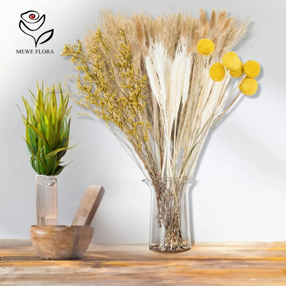 ช่อดอกแพมพัส 90 ชิ้น สไตล์นอร์ - Dried Pampas Bundle บทวิจารณ์และราคา