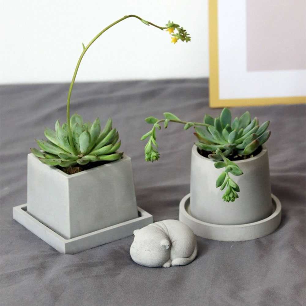 แม่พิมพ์ซิลิโคนสำหรับใส่ปากกาท - Terrazzo Pot Cement บทวิจารณ์และราคา
