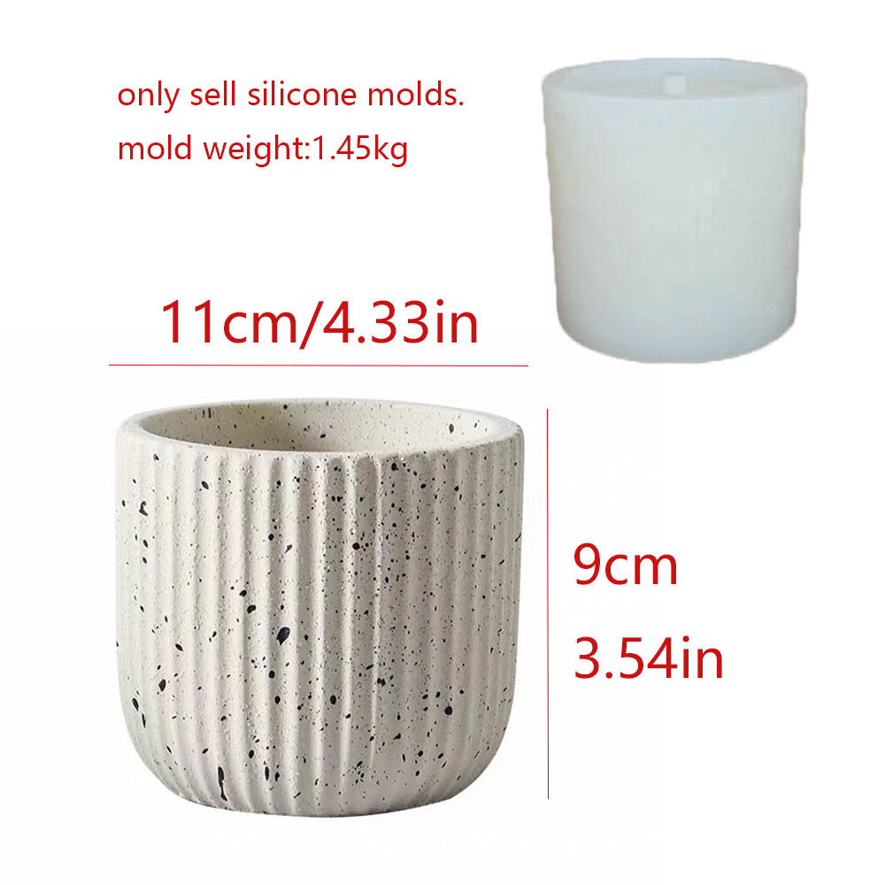 แม่พิมพ์ซิลิโคนสำหรับทำกระถางป - Terrazzo Pot Cement บทวิจารณ์และราคา