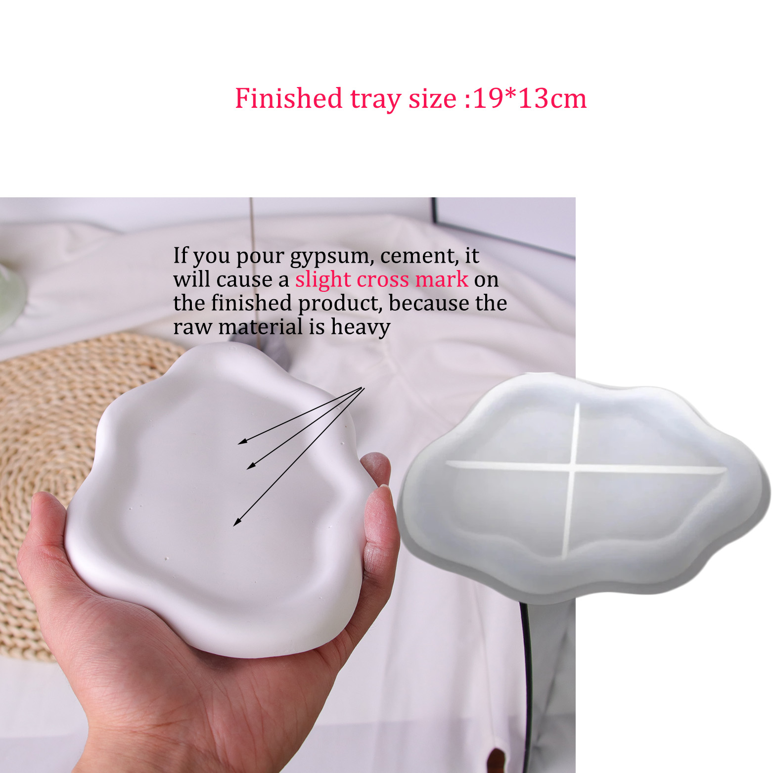Cloud ถาดแม่พิมพ์ซิลิโคนสําหรั - Terrazzo Pot Cement บทวิจารณ์และราคา