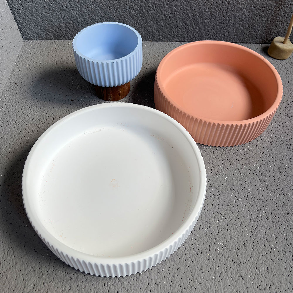 ชามขนาดใหญ่เทียนเรือคอนกรีตแม่ - Terrazzo Pot Cement บทวิจารณ์และราคา