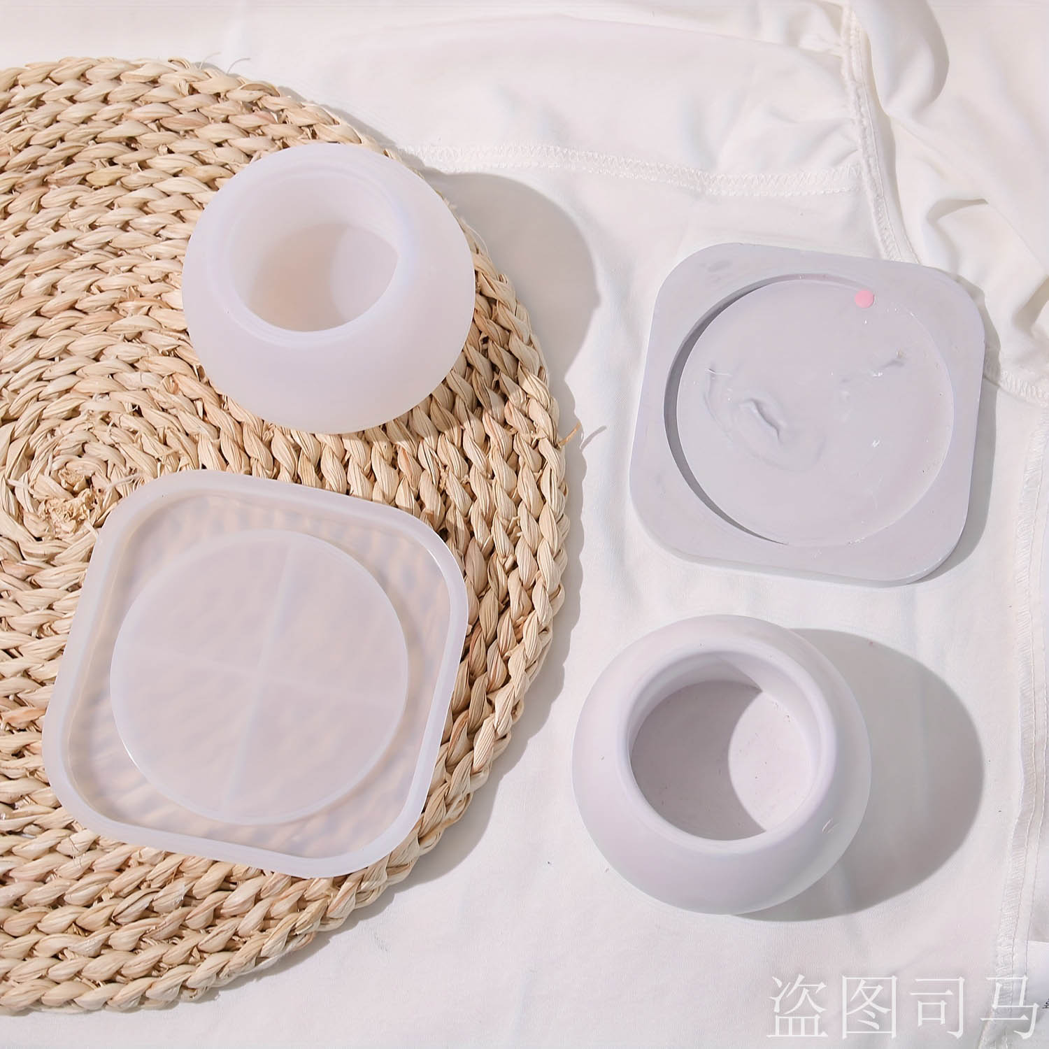 คอนกรีตดอกไม้หม้อแม่พิมพ์ถาดพล - Terrazzo Pot Cement บทวิจารณ์และราคา