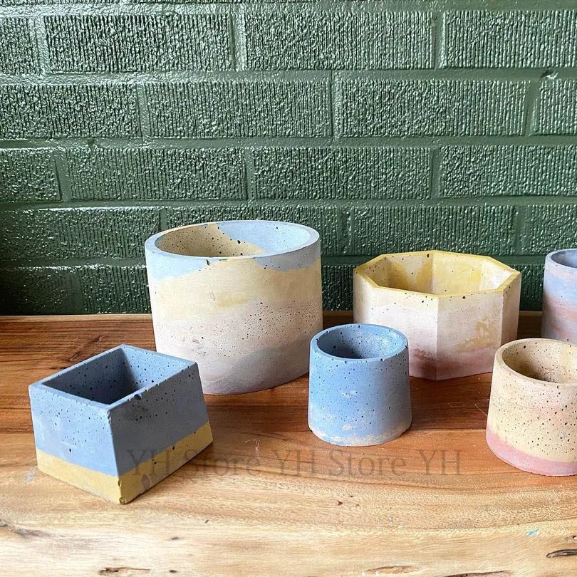 แม่พิมพ์ซิลิโคนสำหรับทำภาชนะใส - Terrazzo Pot Cement บทวิจารณ์และราคา