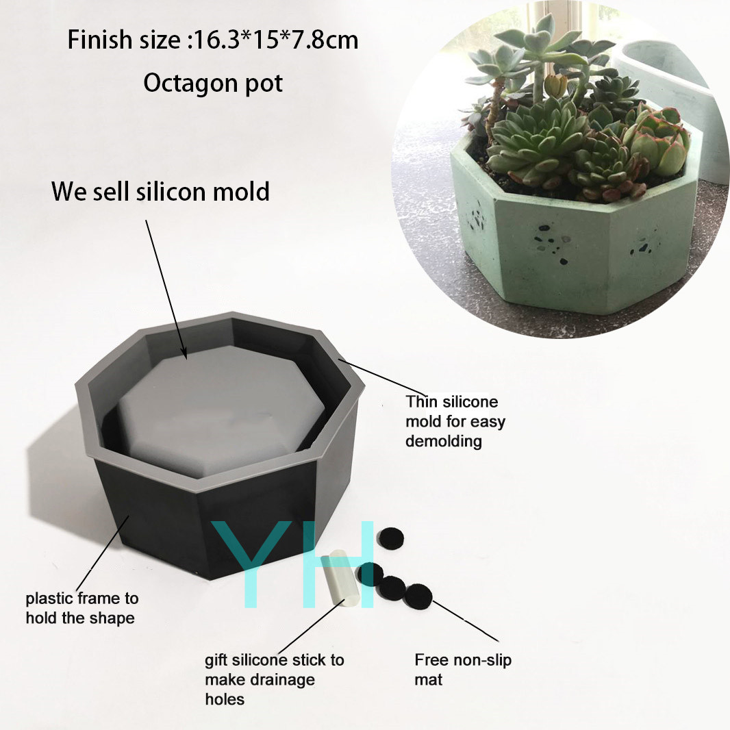 แม่พิมพ์ซิลิโคนสำหรับกระถางดอก - Terrazzo Pot Cement บทวิจารณ์และราคา
