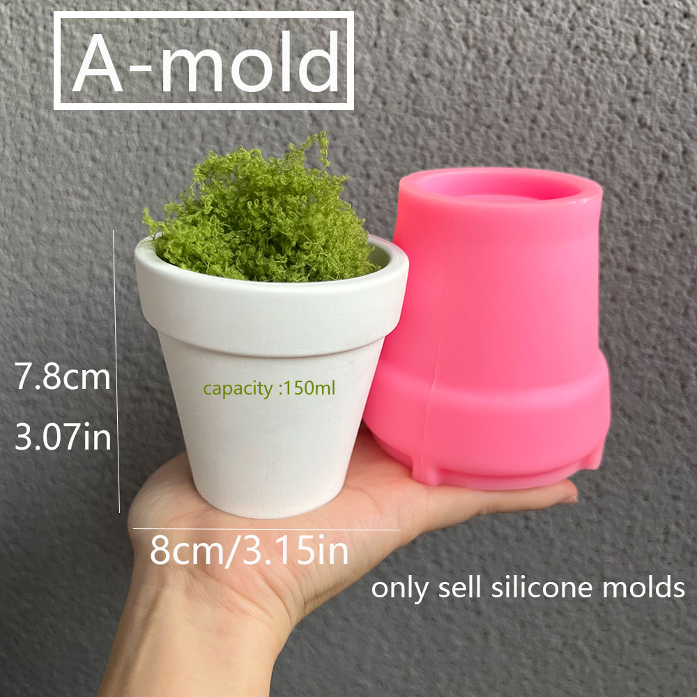 แม่พิมพ์ซิลิโคนสำหรับทำเทียนกร - Terrazzo Pot Cement บทวิจารณ์และราคา