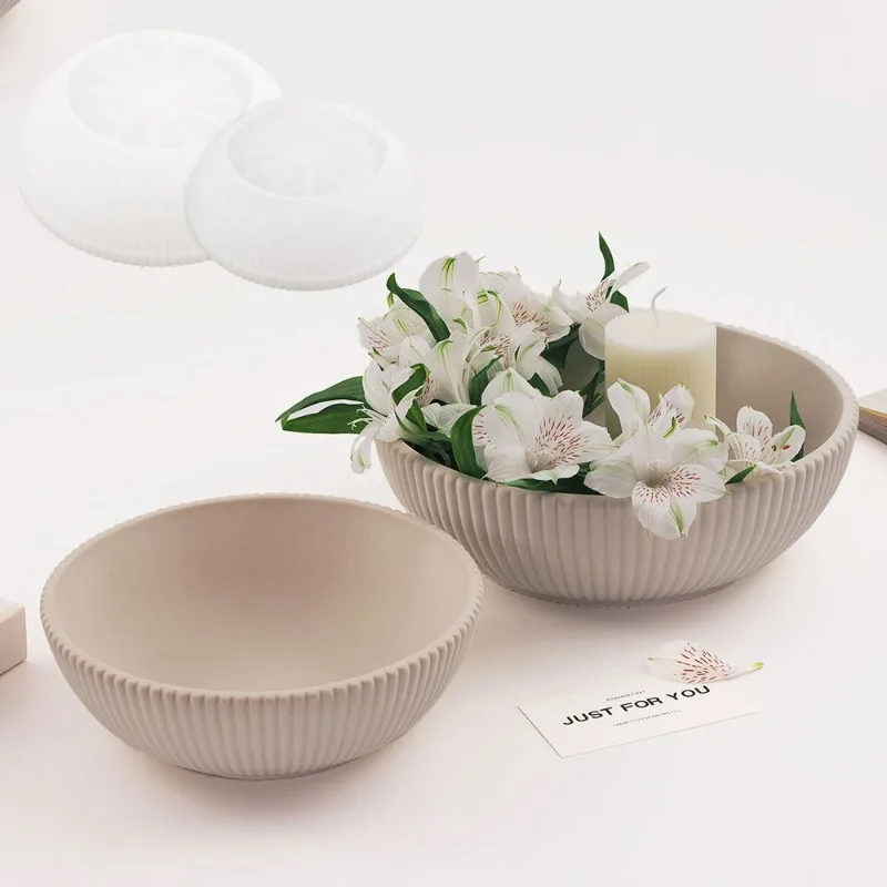 แม่พิมพ์คอนกรีตทรงชามลายทางขนา - Terrazzo Pot Cement บทวิจารณ์และราคา